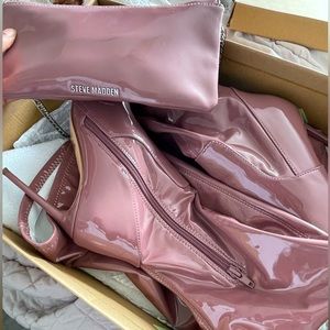 Steve Madden Thigh High Boots & Matching Purse